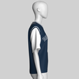 Girls-Basketball-Blue-And-White-Tshirt_7.png Girls Basketball Blue And White Tshirt  | Marvelous / Clo3d / obj / fbx