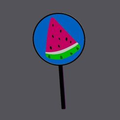 70-cct.jpg Cupcake Topper - watermelon 70