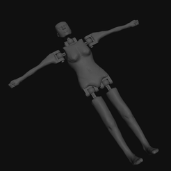 full_body_show.png Archivo STL gratuito Modskelly 1.5 ejemplo de skin・Objeto imprimible en 3D para descargar