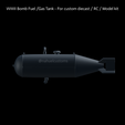 New-Project-2021-08-29T191438.531.png WWII Bomb Fuel /Gas Tank - For custom diecast / RC / Model kit