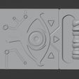 2.jpg STL file Nintendo Switch Dock Decoration: Sheikah Slate from The Legend of Zelda Breath of the Wild 3D Model・3D printer model to download