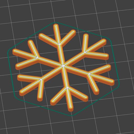 Free STL file snowflake christmas tree decoration snowflake ️ (3MF and ...