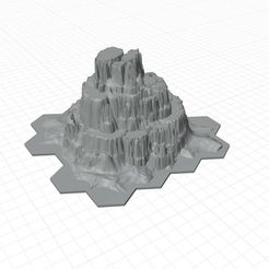 CrackedMesa1.jpg STL file Battletech Desert Terrain Cracked Mesa・3D print object to download