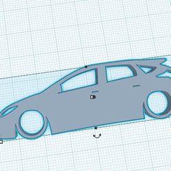 Web-capture_5-5-2023_161625_www.tinkercad.com.jpeg Fichier STL Porte-clés Ford Focus ST hatchback Mk3 Silhouette・Design imprimable en 3D à télécharger