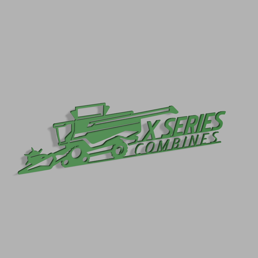 2D Art - John Deere X Series Combine Harvester