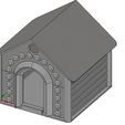 cat_dog_house_v1-02.jpg doghouse cathouse housekeeper for real 3D printing
