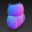 Sleepy-Owl-Decorative-Figure-3.jpg Sleepy Owl Decorative Figure – 3D Printable STL