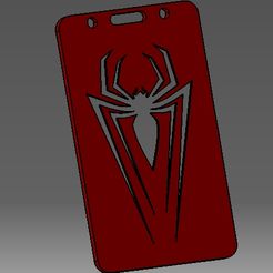 Spider-2D.jpg Spider-2D badge ID or credit card holder