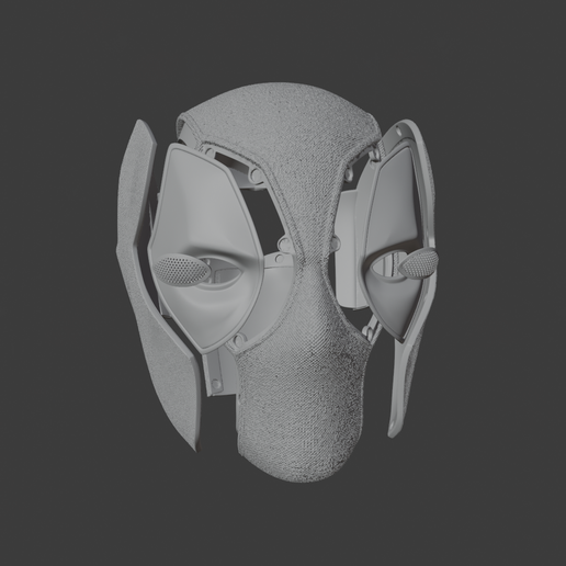 5_5.png Deadpool Mask with Detailed Texture and Magnets Slots / Deadpool - Mascara con Textura e Magnes