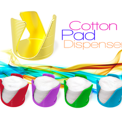 title0.png Download free STL file Cotton Pad Dispenser • 3D printing model, petgreen