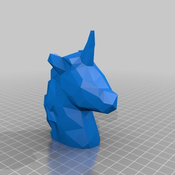 9f2609688dd2e36cdc6b4b4f7c4b12c4.png Fichier STL gratuit Licorne - Low Poly / Voronoi・Plan imprimable en 3D à télécharger