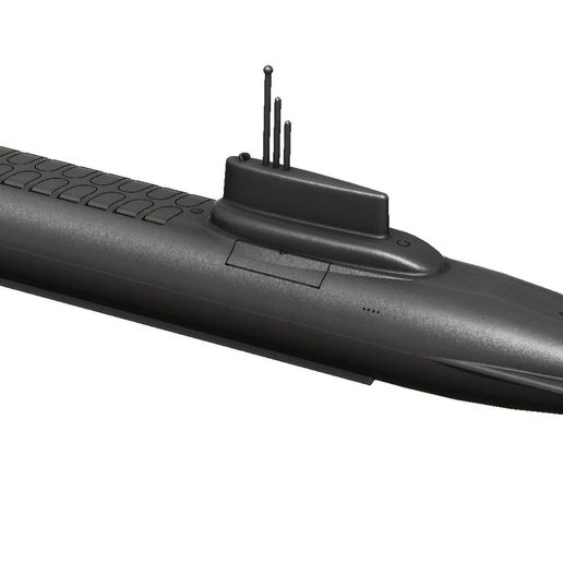 2.jpg Typhoon Class Submarine 3d Model