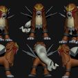 entei-cults-6.jpg Pokemon - Entei with 2 poses