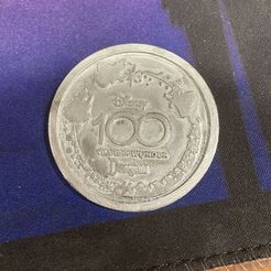 coin.jpg STL file Disney 100 Year Coin・Model to download and 3D print