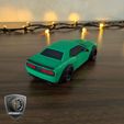 15.jpg Bold Muscle Challenger Car - Printable 3d model - STL files - Personal Use
