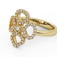 6.jpg Clover Flower Diamond Engagement Ring