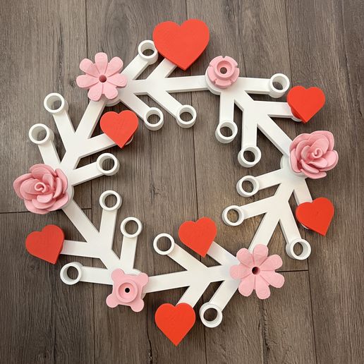 My-Valentines-Flower-Wreath.jpg Building Bricks Wreath Rose