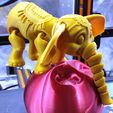 Print-in-Place Circus Elephant with 3MF and XL Versions Included!