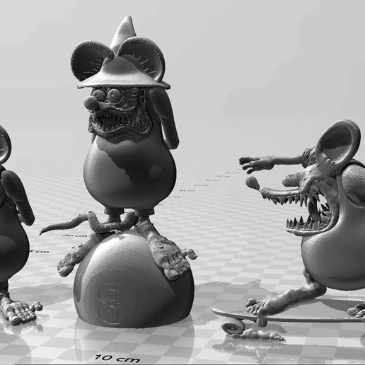 RAT FINK グラフィックプリント フーディー RAT FINK グラフィックプリント フーディー