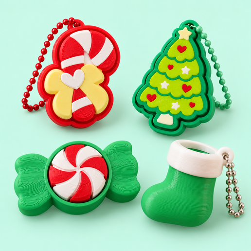 Christmas Clicker Fidget Toy Bundle