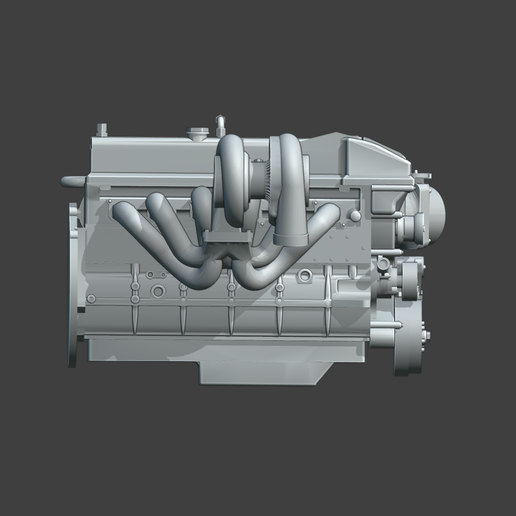 🚙 Ford BARRA Engine・ STL File for 3D printing・Cults
