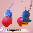 pengu-heart-color-2.png PENGULLET Keychain Fanart - Palworld