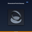 01_hero.png Dimensional Portal Gateway - 3D Printable STL File