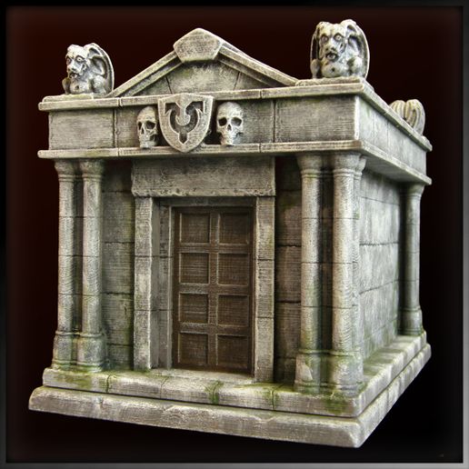 MTG Vampire Mausoleum Deck Box STL File for 3D printingCults