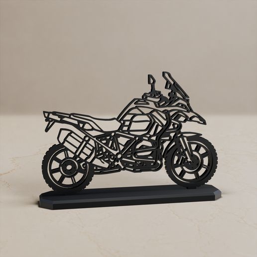 BMW R 1200 GS ADVENTURE MOTORCYCLE MODELL STAND DECOR