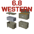COL_37_68western_50a.png AMMO BOX 6.8 Western AMMUNITION STORAGE 6.8western CRATE ORGANIZER