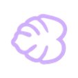 monstera4.stl Набор для вырезания из глины листьев монстеры