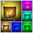 20220616_130247-COLLAGE.jpg BEAUTY AND THE BEAST NIGHT LIGHT - FOR GE COLORED NIGHT LIGHT