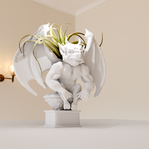 STL file gargoyle planter pot flower vase stl 🪴 ・3D print model to ...