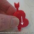 355b275ea5b0dd59d3592bbc27dc387c_display_large.jpg Fichier STL gratuit Coeur de Saint-Valentin avec flèche mobile・Objet pour impression 3D à télécharger
