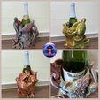 Sea-Turtle-Holder.jpg Sea Turtle Dice Tower - Wine Holder - Container - Decor