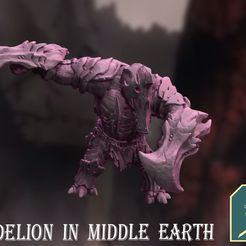 adfafdagag.jpg STL file Northern Mountain Olog (War Cleaver)・3D printable model to download