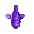 loonybits_Fish_nrmv01.stl 🐠✨ Милая рыбка MINI FLEXY (БЕЗ ОПОРЫ) ✨🐠