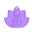 buddha KC S.stl Chaveiro de meditação do Buda (paz✌)