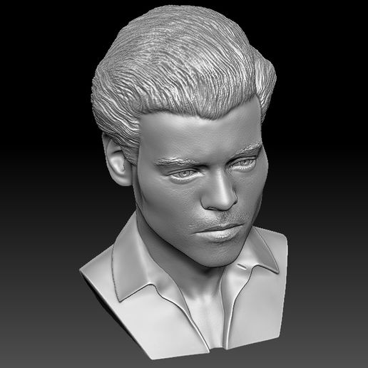 18.jpg Télécharger fichier Impression 3D du buste d'Harry Styles aux formats stl obj prêts à l'emploi • Design pour impression 3D, PrintedReality