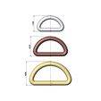 D-ring-size25x20x15mm-07.jpg D link strap sliders hardwear 3D print model