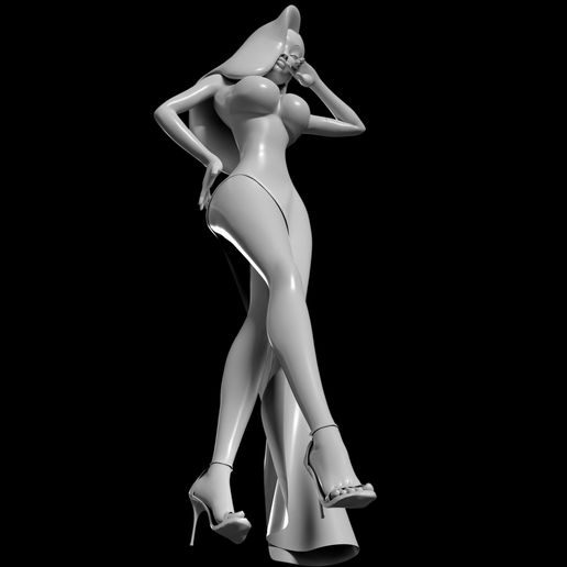 🐇 Jessica Rabbit Statuette・ STL File for 3D printing・Cults
