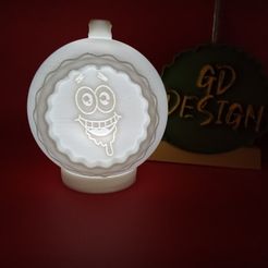 IMG_20231202_193132830.jpg Bob l'éponge Patrick ORNAMENT DE NOËL TEALIGHT
