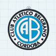 Belgrano.png Club Atletico Belgrano de Cordoba Key Ring