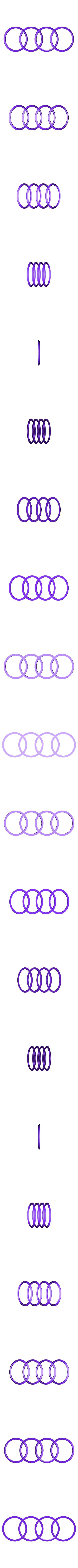audi_logo.stl アウディのロゴ