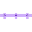 barreSupport.stl кольцо для ключей, настенный кронштейн