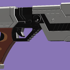 1.png Archivo STL Metroid - Samus Aran paralizador pistola modelo 3D・Modelo de impresión 3D para descargar