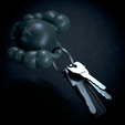 Untitled_Viewport_014.png Kaws Head key Chain keychain bearbrick supreme Keychain key ring keys