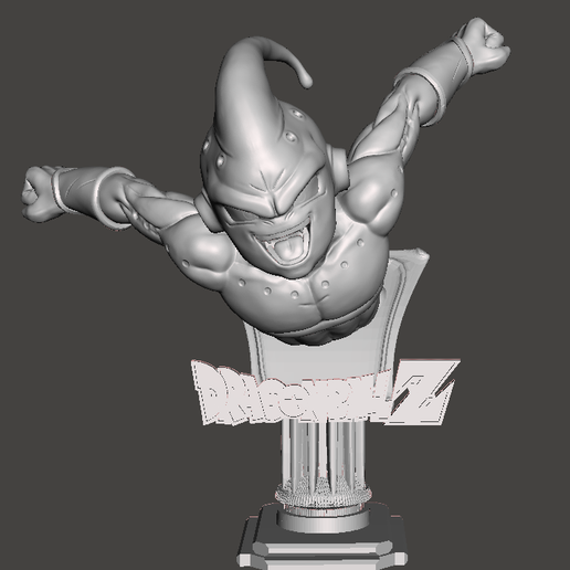 Kid Buu Bust - 3D model önizlemesi
