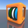 V3_03.jpg Держатель 3D нити для принтера M3D (несколько катушек) пересмотрен