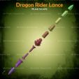 4.jpg Dragon Rider Lance From Rune Scape - Fan Art 3D print model